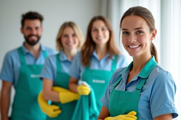 Professional house cleaning team in Bristol